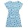 Kite- Kurzarm-Kleid mit Kordelzug- blaue Streifen & Blumen- Gr. 98-158