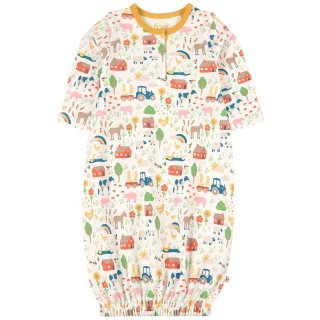 Frugi- Nachthemd mit Bauernhof-Muster- 0-12 Monate