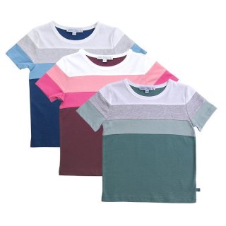Enfant Terrible- Kurzes T-Shirt im Colourblocking-Stil- versch. Farben- Gr. 86-164
