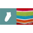 Grödo- Kurzschaft-Socke- 8-farbig geringelt- Gr. 19-38