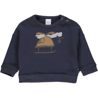 Freds World- Baby-Sweatshirt- Druck Hubschrauber- Gr. 68-98