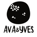 Ava & Yves- Adventskalender-Tüten- naturbraun/schwarz